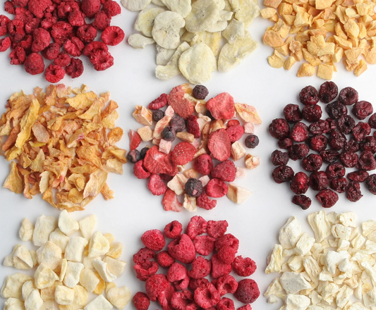 Liofilizirano sadje in sladoled – hrustljavi in hranljivi prigrizki