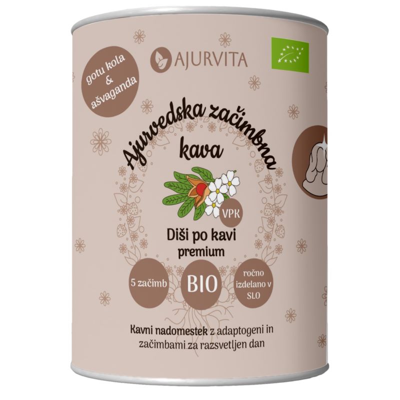 Ajurvedska začimbna kava z gotu kolo in ašvagando