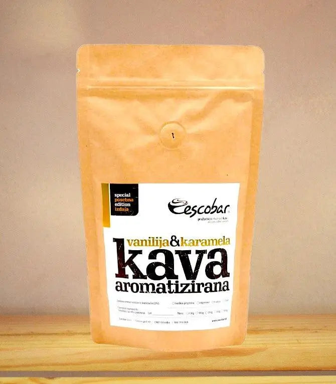 Aromatizirana mleta kava za turško kavo vanilija in karamela