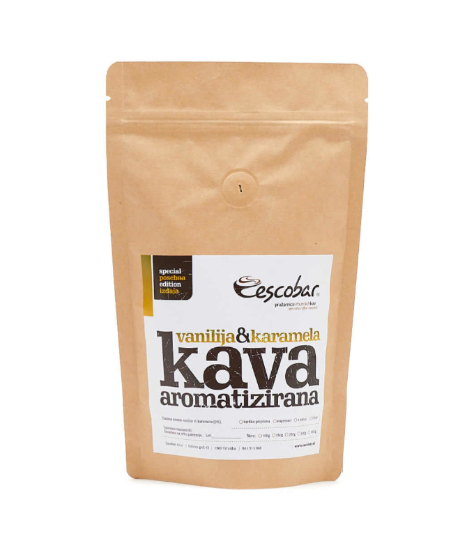 Aromatizirana kava vanilija in karamela