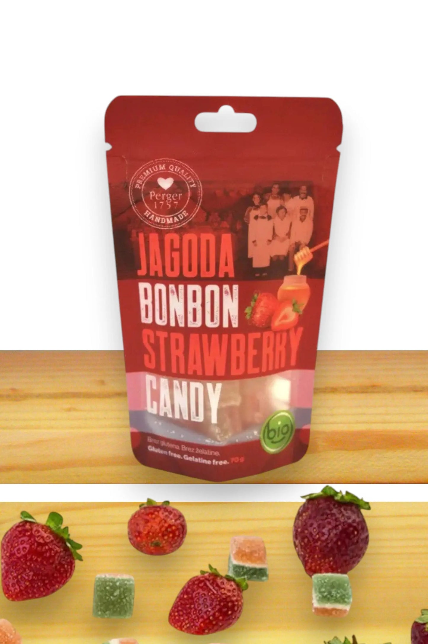 BIO jagodni bonboni