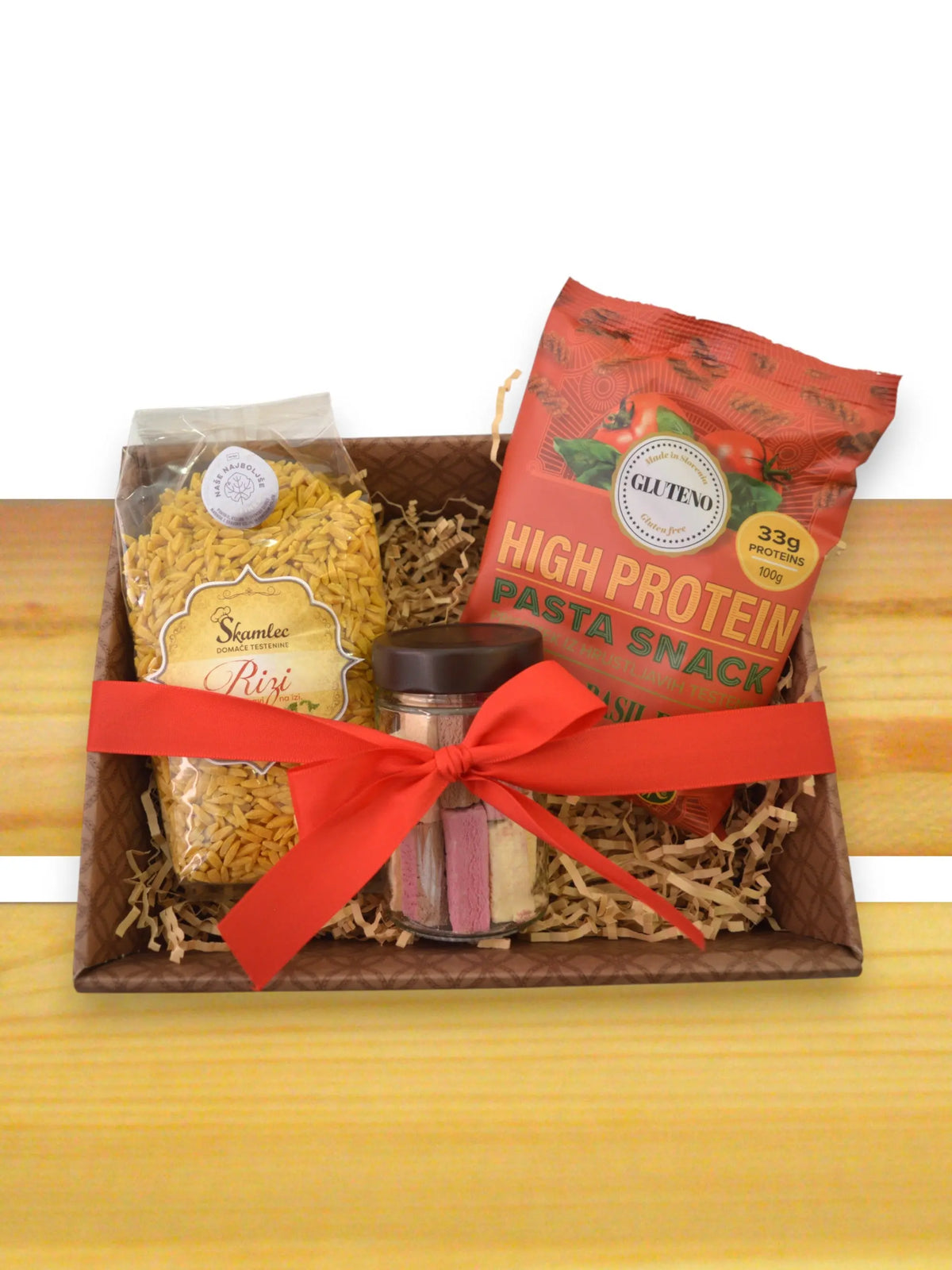 Darilni paket — testenine in liofiliziran sladoled