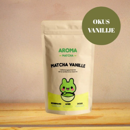 Premium matcha z okusom vanilije