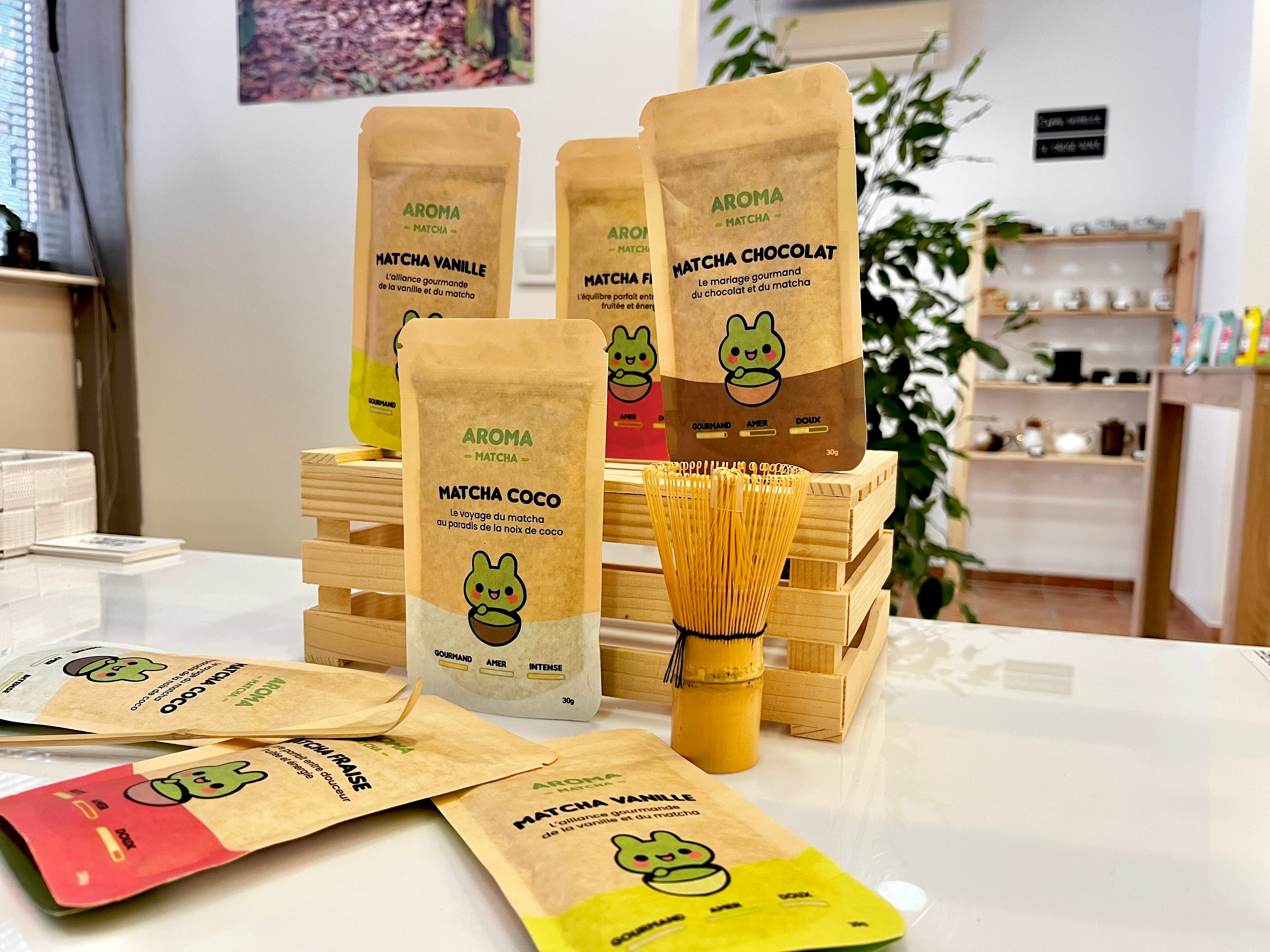 Premium matcha z okusi - idealno za razvajanje z matcha latte