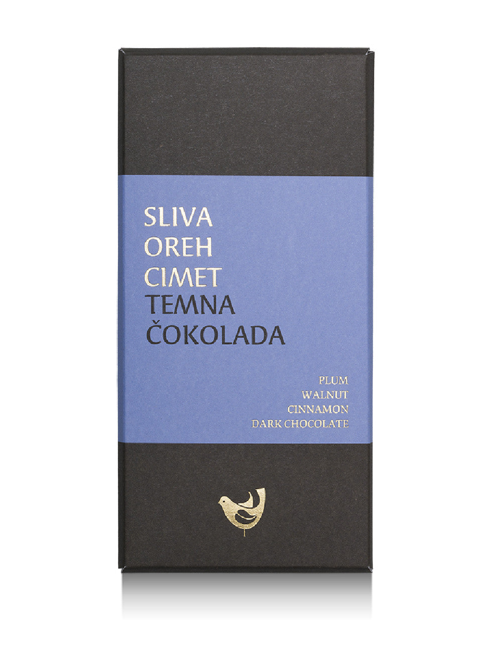 Temna čokolada s slivo, orehi in cimetom