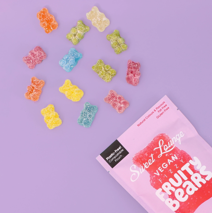 Veganski šumeči bonboni gumi medvedki
