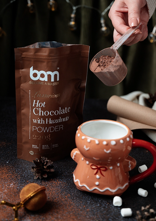 BAM vroča čokolada z lešniki