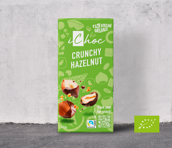 Veganska "mlečna" čokolada z lešniki