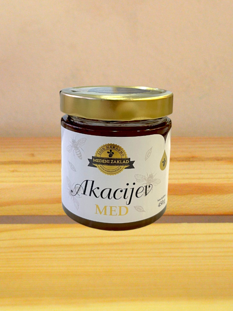 Akacijev med 450g - Hiša užitka