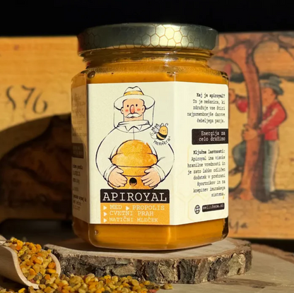 Apiroyal - med, matični mleček, cvetni prah, propolis
