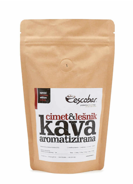 Aromatizirana kava cimet in lešnik