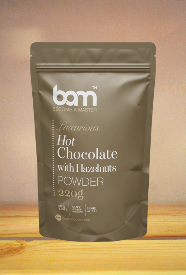 BAM vroča čokolada z lešniki