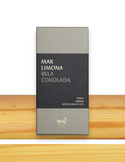 Bela čokolada z makom in limono
