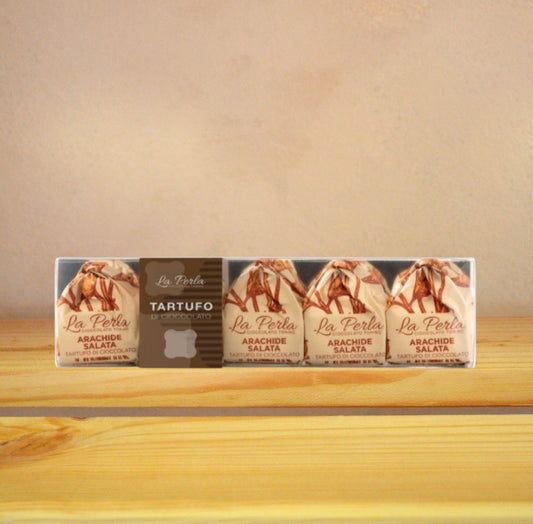 Prozorna bonboniera | Karamelni čokoladni tartufi z arašidi in soljo