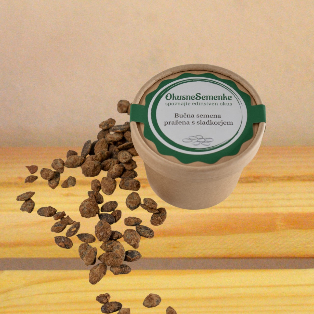 Bučna semena pražena s sladkorjem