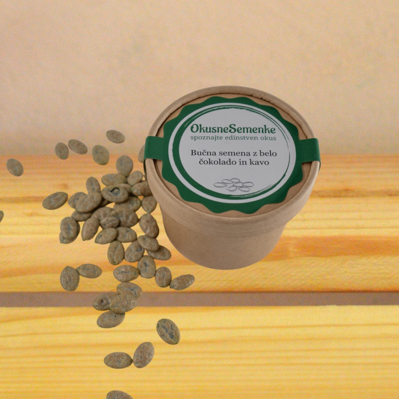 Bučna semena s čokolado ali sladkorjem