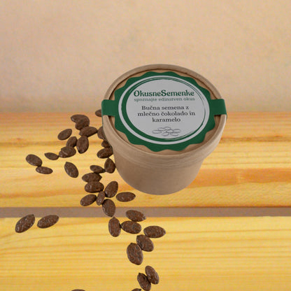 Bučna semena s čokolado ali sladkorjem