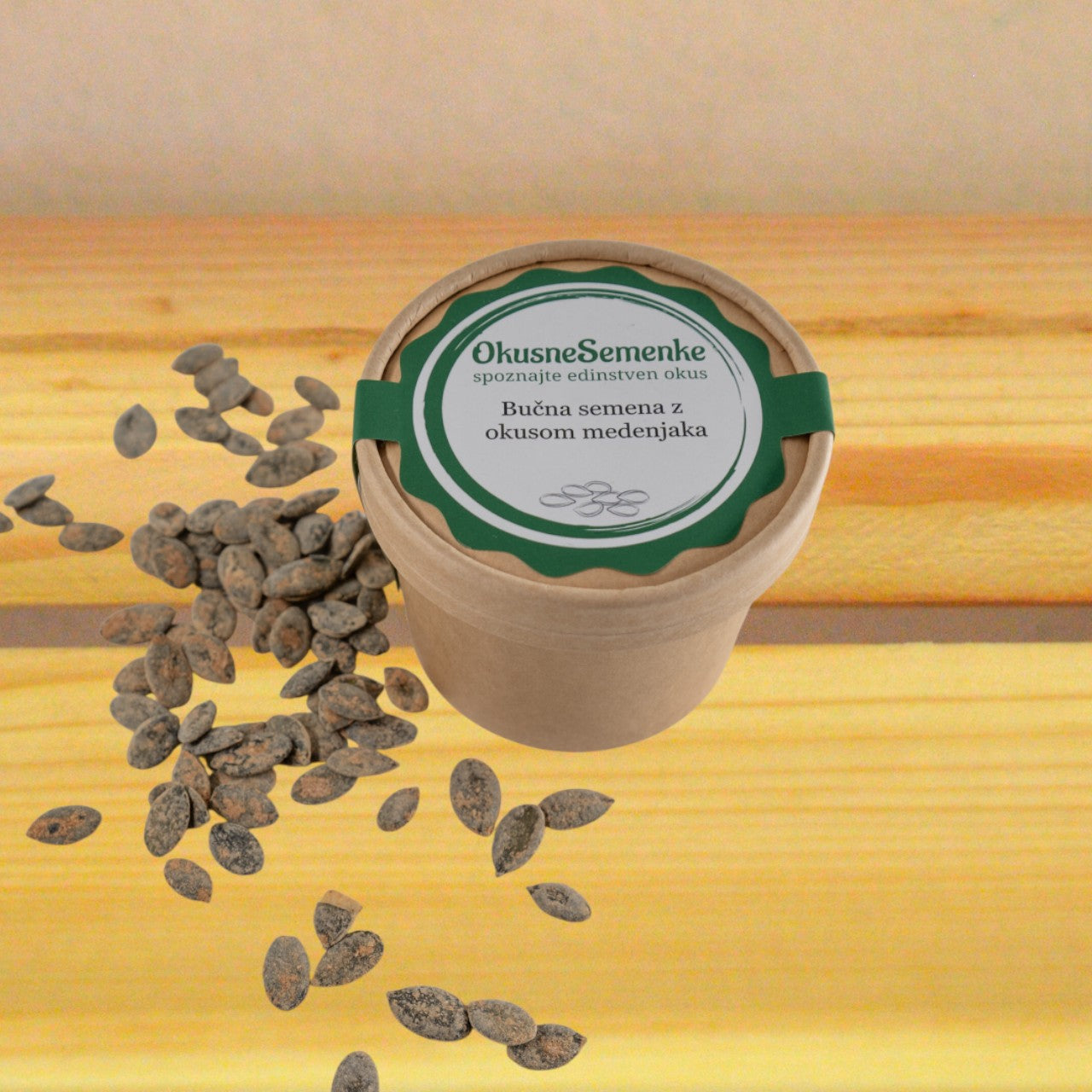 Bučna semena z okusi