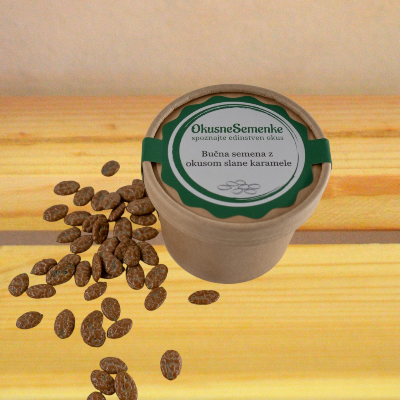 Bučna semena s čokolado ali sladkorjem