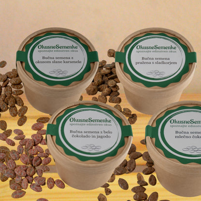 Bučna semena s čokolado ali sladkorjem