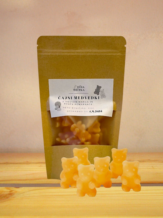 Čajni medvedki mango in rdeča pomaranča