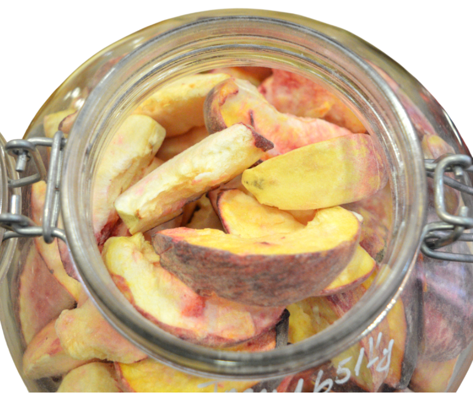 Liofilizirane breskve v rinfuzi 10g