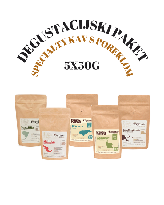 Degustacijski paket 5 specialty kav s poreklom | Escobar kava