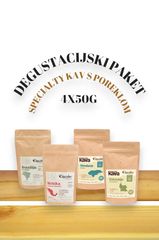 Degustacijski paket 4 specialty kav s poreklom | Escobar kava