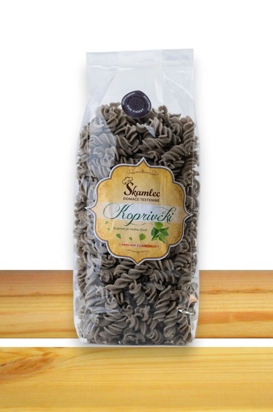 Pirini koprivčki - testenine s koprivo