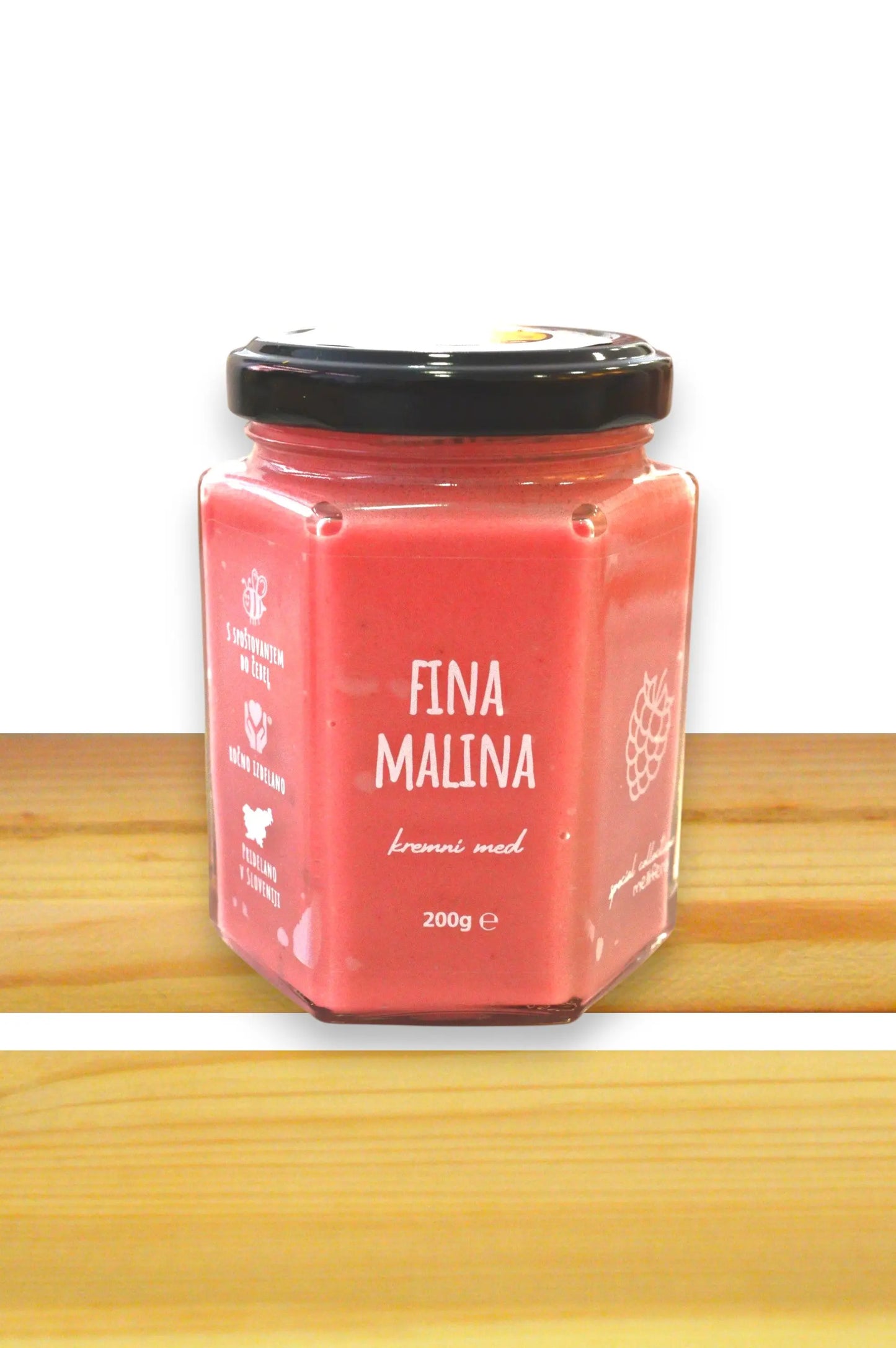 Kremni med z malino