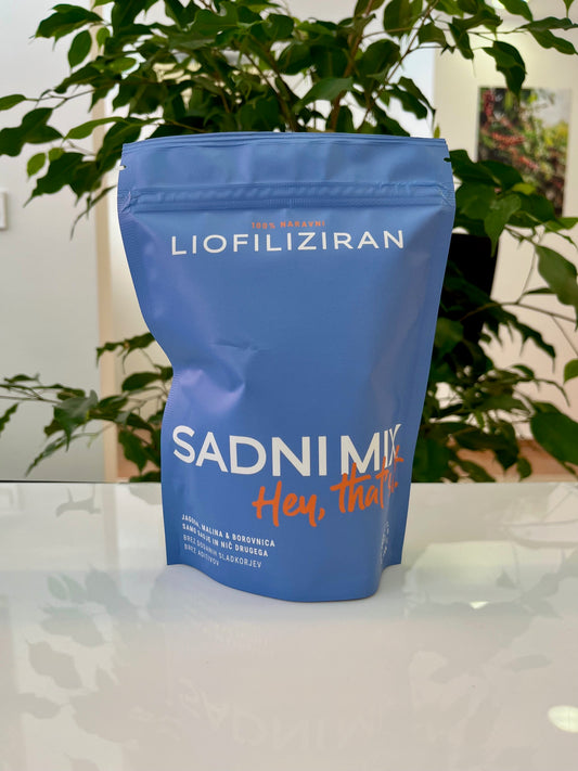 Liofilizirane jagode, maline in borovnice v vrečki