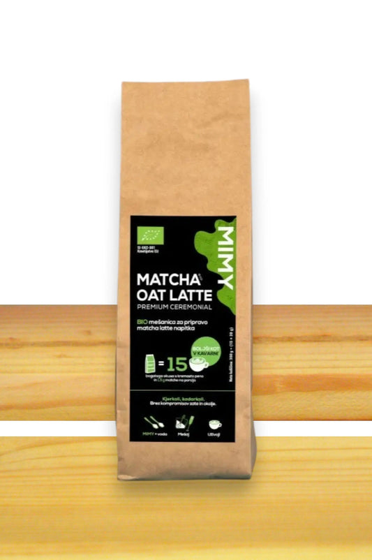 MIMY Bio Matcha Latte z ovsenim mlekom v prahu