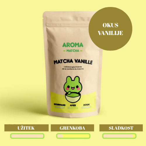 Matcha z okusom vanilije