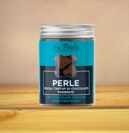 Mini čokoladni tartufi Perle | Temna čokolada z lešniki