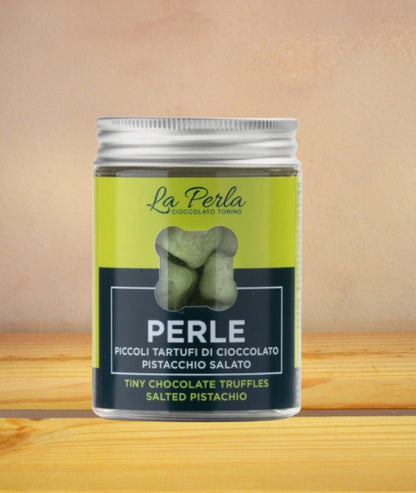 Slane pistacijeve Perle | Mini beli čokoladni tartufi