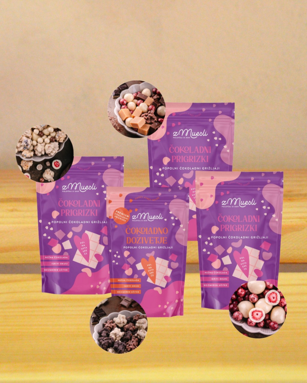 Paket Čokoladnih prigrizkov - Hiša užitka