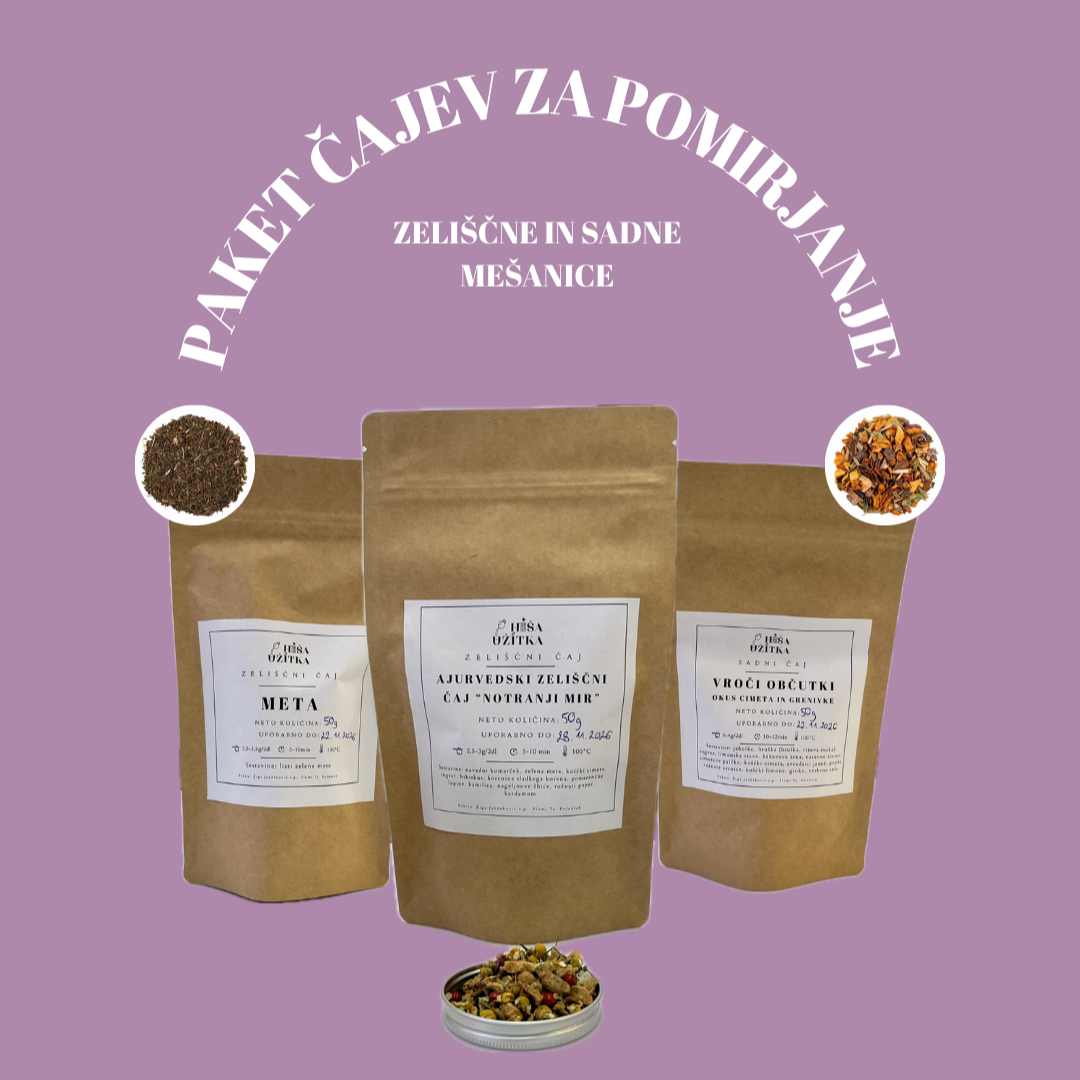 Paket čajev za pomirjanje