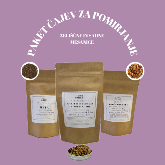 Paket čajev za pomirjanje