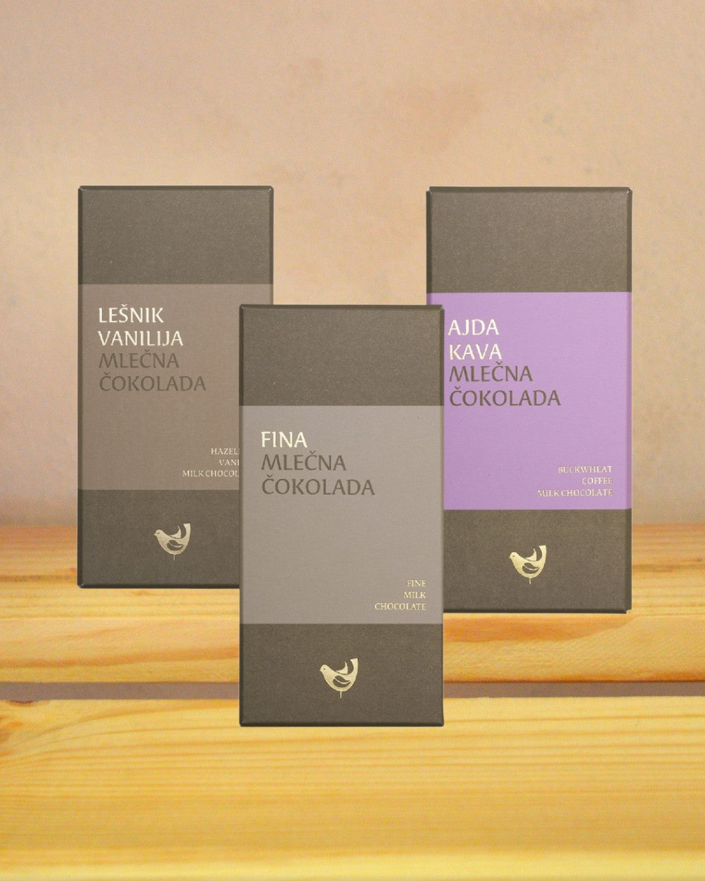 Paket mlečnih čokolad Passero - Hiša užitka