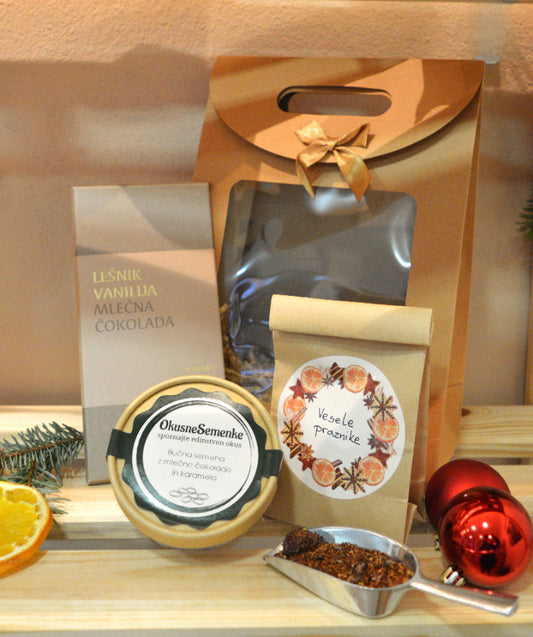Praznični darilni paket Praznična čokolada