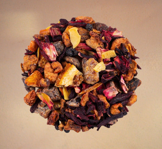 Sadni čaj Božični punč z okusom cimeta, mandljev in ruma