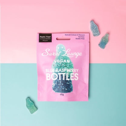 Veganski fizzy bonboni modra malina vsebina