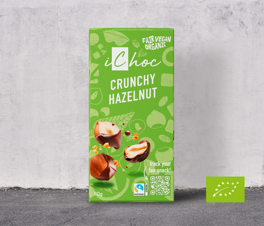 Veganska "mlečna" čokolada z lešniki